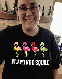An original employee shirt from my aunt and uncle's old Resort "The  Flamingo"