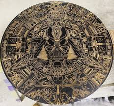 star wars aztec calendar a local artist near me makes these and sells them starwars star wars aztec calendar a local artist