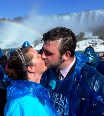 Get Married On The Maid Of The Mist What A Romantic And Exciting Way To Start Your New Lives As Husband Newly Married Couple Niagara Wedding Under The Rainbow