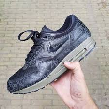 Nike Air Max 1 Powerwall Black Olive Air Max Air Max Sneakers Nike Air Max