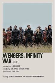 Avengers Infinity War Polaroid Poster Film Posters Minimalist Indie Movie Posters Iconic Movie Posters