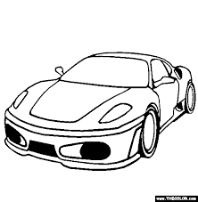 Download or print this amazing coloring page: Ferrari F430 Coloring Page Free Ferrari F430 Onl