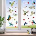 Amazon.com: Birds Anti-Collision Spring Window Clings for Glass ...