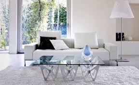 Explore latest glass dining table, glass top dining table, round glass dining tables, dining room tables and other kitchen tables at fgm. Design Ideas Coffee Table For Modern Living Room White Glass Interior Design Ideas Ofdesign