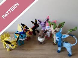 Eeveelutions Crochet Patterns Crochet Patterns Crochet Pokemon Crochet