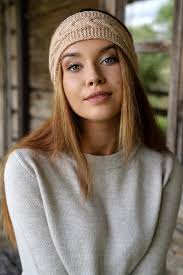 Hand Knitted Braided Headband, Woman Headband Wolle, Natural Merino Wool  Headband for Women, Vintage Accessories, Gift for Mother