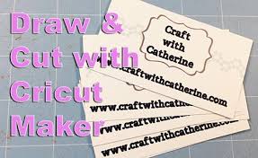 Business cards faqs what should a realtor put on their business card? Draw And Cut Business Cards Craft With Catherine