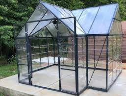 Palram Victory Orangery 10 Ft X 12 Ft Garden Chalet Greenhouse 702422 The Home Depot In 2020 Greenhouse Orangery Propane Patio Heater