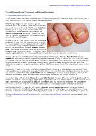 ppt toenail fungus home treatment and