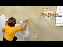 Color Meshing Faux Finish Painting By