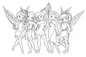 Tinkerbell Coloring Pages Overview With A Lot Of Fairies Coloring pages tinkerbell » coloring pages kids. tinkerbell coloring pages overview with