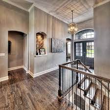Reverse Floorplan Double Door Entry Light Fixture New Home Entry Stairs Entryway Decor Home Dream House New Homes