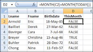 See more ideas about dope outfits, cute outfits, birthday list. Highlight Current Month Birthdays In Excel Contextures Blog