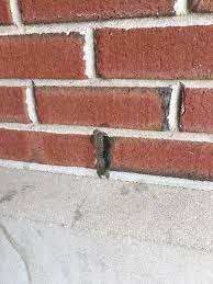 If your house has undergone masonry work, you may have noticed a small gap in the brick work at the base of the exterior walls. A Common Sealant Mistake Sealing Over Weep Holes Not Good Sealant Thereifixedit Goodjob Nailedit Brick Masonry Masonry Construction Brick Veneer