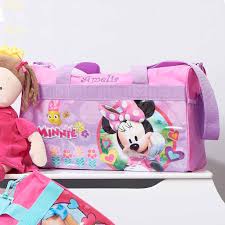 Kids' minnie mouse rolling luggage by disney. Personalized Minnie Mouse Kids Travel Duffel Bag 18 Dibsies Personalization Station