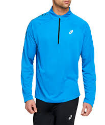 Modelle mit reißverschluss zerzausen die haare beim anziehen nicht. Herren Sweatshirt Asics Icon Ls 1 2 Zip Top Top Blau Schwarz Sportartikel Sportega