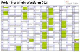 Hier finden sie den kalender 2021. Ferien Nordrhein Westfalen 2021 Ferienkalender Zum Ausdrucken