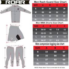 Roar Ufc Shorts Mma Rashguard Bjj Cage Fight Legging