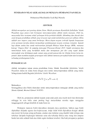 Pdf Penerapan Nilai Akhlak Dalam Menjana Pembangunan Belia