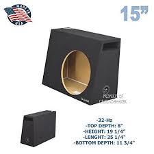 15 Single Ported Compact Sub Box Ct Sounds Sub Box Diy Subwoofer Box Speaker Box Design