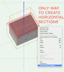 How can i unlock the viewport. Horizontal Section Viewport And Section Instances General Discussion Vectorworks Community Board