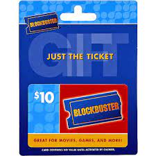 Garry | thursday, august 29, 2013 at 11:21 am. Blockbuster Gift Card 10 Gift Cards Price Cutter