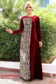 فساتين شيك للمحجبات 2017 مودرن صور فساتين شيك للمحجبات قطيفة model pakaian hijab gaya hijab model pakaian