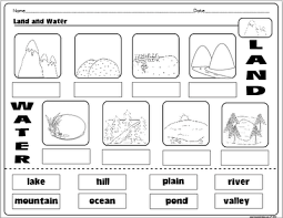 Landforms And Bodies Of Water Freebie Kindergarten Social Studies Social Studies Worksheets Social Studies Elementary