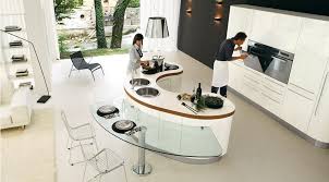 A circular kitchen that saves space. 10 Best Circular Kitchen Ideas Modern Kitchen Kitchen Design Curved Kitchen