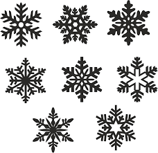 Christmas Snowflake Icons Set Vector Free Vector Cdr Download 3axis Co Giant Paper Flowers Template Snowflakes Vector Free