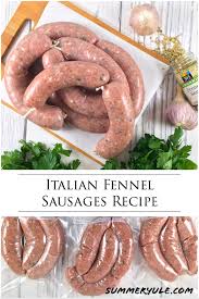 Italian Fennel Sausage Recipe Pinterest Image Fennel Sausage Homemade Sausage Recipes Sausage Making Recipes