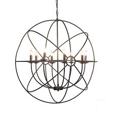 Derince Chandelier Bassett Furniture Iron Chandeliers Orb Chandelier