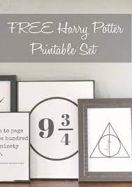Free Set Of Harry Potter Printables Harry Potter Printables Harry Potter Free Harry Potter Room Decor