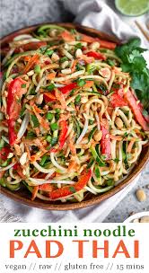 Raw Pad Thai Salad Recipe In 2020 Pad Thai Thai Salads Vegan Pad Thai Sauce