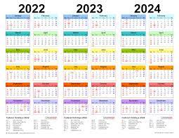 Maybe you would like to learn more about one of these? 2022 2024 Three Year Calendar Free Printable Pdf Templates