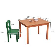 Fits perfectly with four luxembourg kid chairs. 5 Piece Kids Set Glass Wood Table 4 Chairs Kitchen Dining Room Furniture 4 Color Ebay