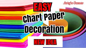 chart paper decoration ideas for school chart paper decoration border frame design on paper