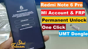 The phone runs on miui version based on android 11 operating system. Redmi Note 6 Pro Mi Account Unlock For Gsm
