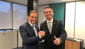 , são paulo , brazil. Joao Doria Jr Governador Eleito De Sao Paulo Durante Encontro Com Presidente Eleito Jair Bolsonario No Gabinete De Transicao Do Novo Governo Federal Em Brasilia Fotos Publicas