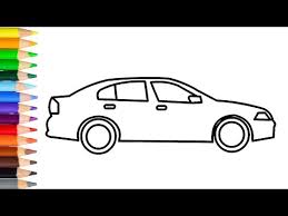 All further drawing objects can be dragged, moved and rotated in the same way as the vehicles. How To Draw Simple Car Step By Step Learn Easy Drawing A Car With Draw Easy