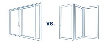 A sliding glass door, patio door, or doorwall is a type of sliding door in architecture and construction, is a large glass window opening in a structure that provide door access from a room to the outdoors, fresh air, and copious natural light. Sliding Glass Doors Vs Bifold Glass Doors A Detailed Comparison Of Two Popular Patio Door Options Bauwerk Building Solutions