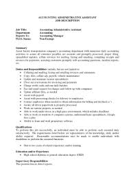 Hr administrative assistant job responsibilities: Administrative Accounting Assistant Job Description Template Free Download Free Pdf Books