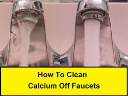 Use these steps to disinfect and clean the sinks in the house. How To Clean Calcium Off Faucets Howtolou Com Youtube