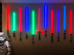 Wall Mount For Star Wars Lightsaber Master Replica Galaxy Etsy Star Wars Light Saber Lightsaber Star Wars Basement