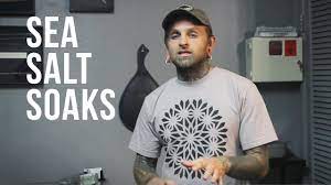 Body Piercing Aftercare Sea Salt Soaks Youtube