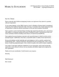 Science Engineering Cover Letter Samples