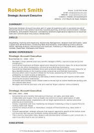 Excel, sharepoint and smartsheet just don't solve the execution gap. Strategic Account Executive Resume Samples Qwikresume