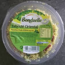 Taboule Oriental Bonduelle Calories Et Informations Nutritionnelles