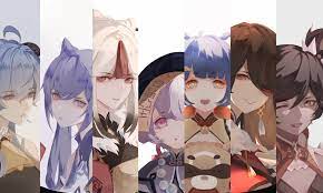 Genshin Impact, Ganyu (Genshin Impact), Keqing (Genshin Impact), Ningguang  (Genshin Impact), Qiqi (Genshin Impact), Xiangling (Genshin Impact), Beidou  (Genshin Impact), Xinyan (Genshin Impact) | 4448x2673 Wallpaper -  wallhaven.cc