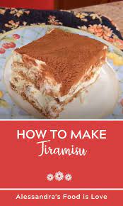 Tiramisu How To Make Tiramisu Video Recipe How To Make Tiramisu Food Dessert Recipes